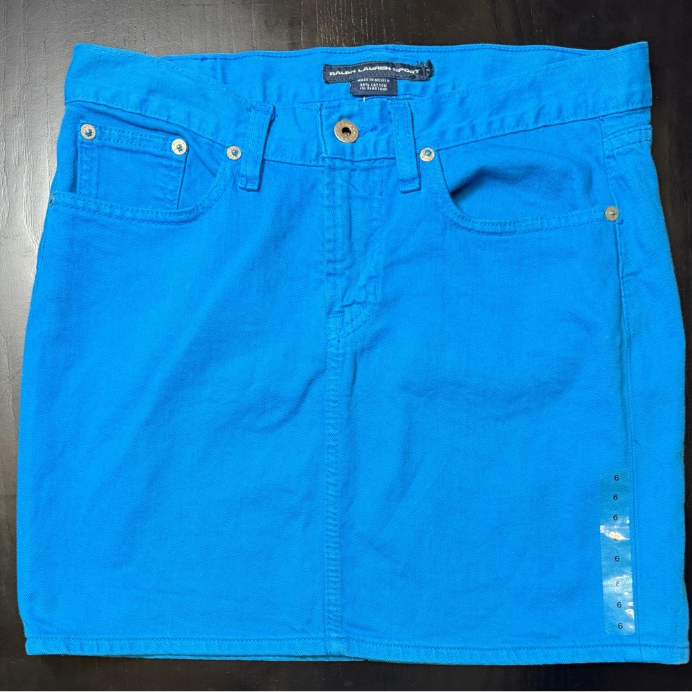 Ralph Lauren Vibrant Turqoise Sport Skirt